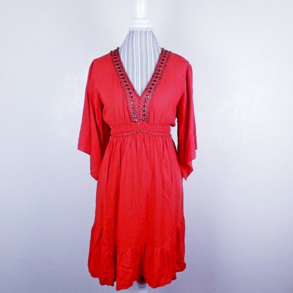 Back From Bali Midi Boho Dress Size Large